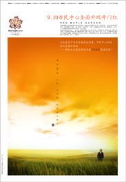 紅楓苑房地產(chǎn)廣告設(shè)計欣賞